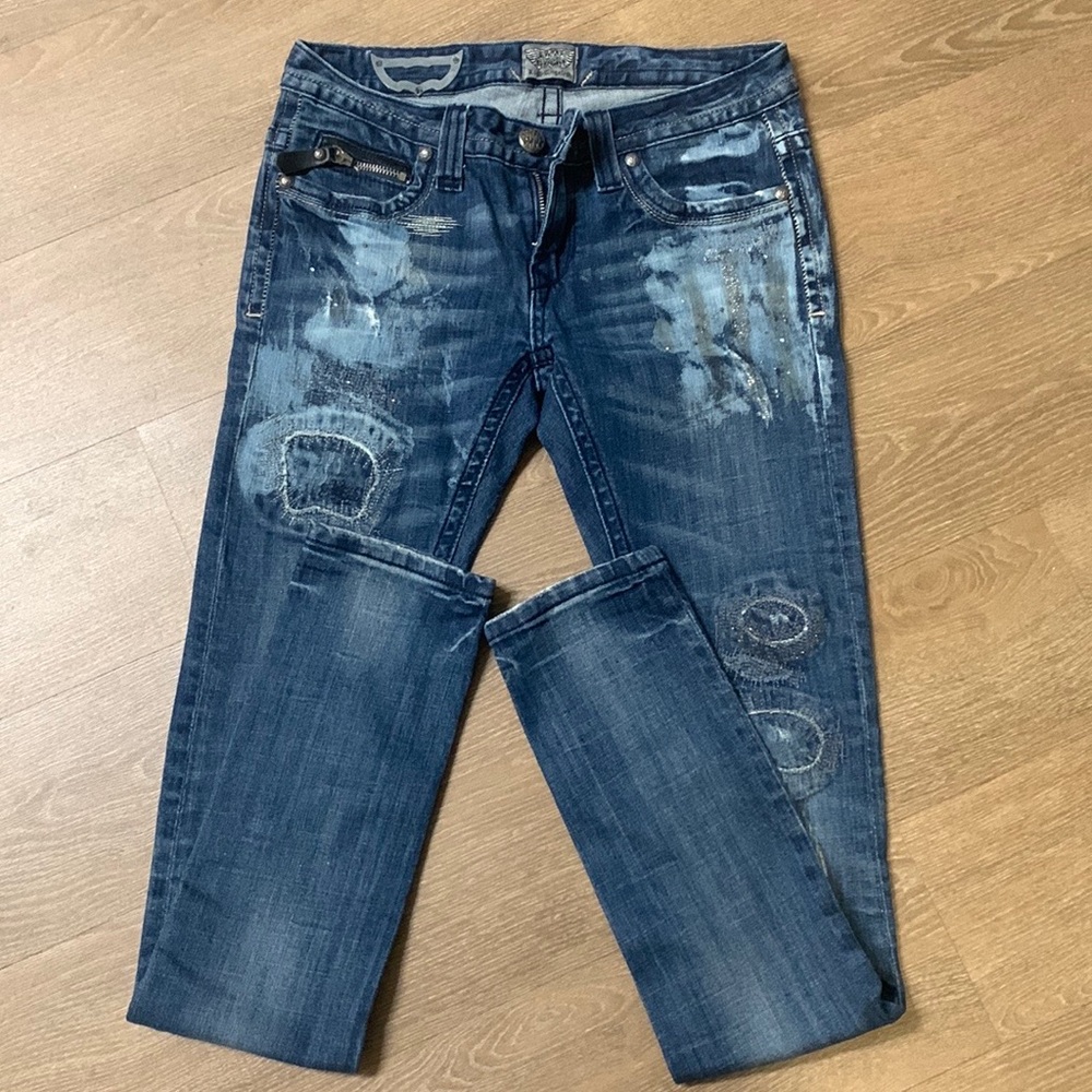 Distress denim